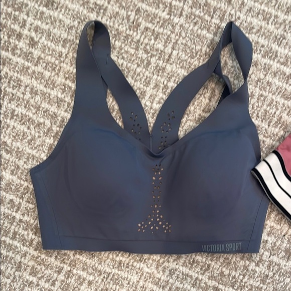 New Women's VICTORIA SECRET SPORT Set - Blue and Pink. Sz 32D/Large - Picture 2 of 7
